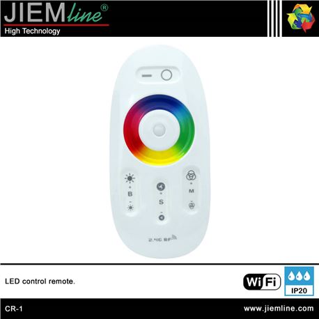 CONTROL REMOTO RGB WIFI 2,4 Ghz - CR-1