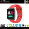 SMART WATCH SILVER RED