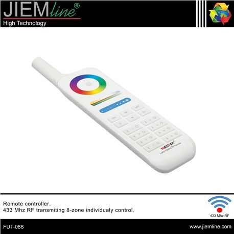 CONTROL REMOTO RGB+CCT RF 433Mhz - FUT-086-1