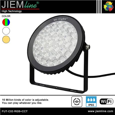 PROYECTOR SLIM LED RGB+CCT 15W WIFI 2,4 Ghz - FUT-C03 RGB+CCT-1