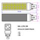 LÁMPARA LED G24 BLANCO NEUTRO 13W - G24-13W