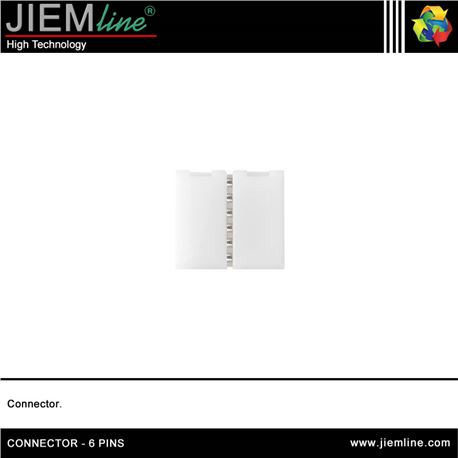 CONECTOR LINEAL 6 PINS TIRA LED FLEXIBLE - CONNECTOR - 6 PINS