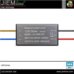 LED DRIVER 10W / 8 ~ 12V DC IP67 - LED DRIVER 10W