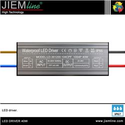 LED DRIVER 40W / 20 ~ 36V DC IP67 - LED DRIVER 40W