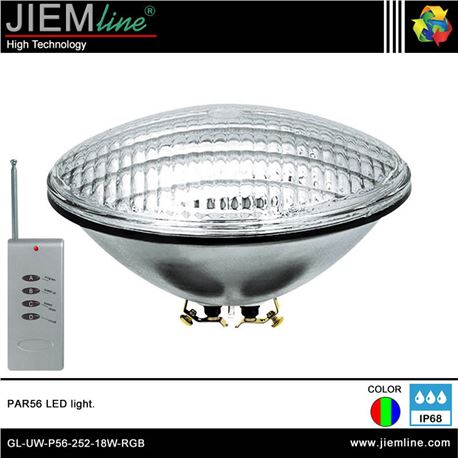 LÁMPARA LED PAR56 RGB 18W - GL-UW-P56-252-18W-RGB
