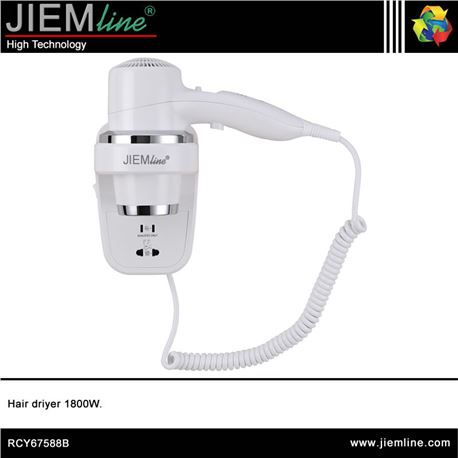 SECADOR DE PELO 1800W CON BASE ENCHUFE EU - RCY67588B