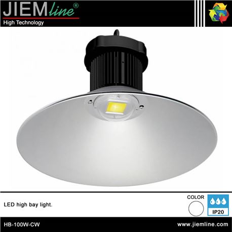 LUMINARIA LED BLANCO FRIO 100W - HB-100W-CW