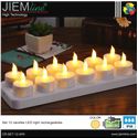 SET 12 VELAS LED RECARGABLES