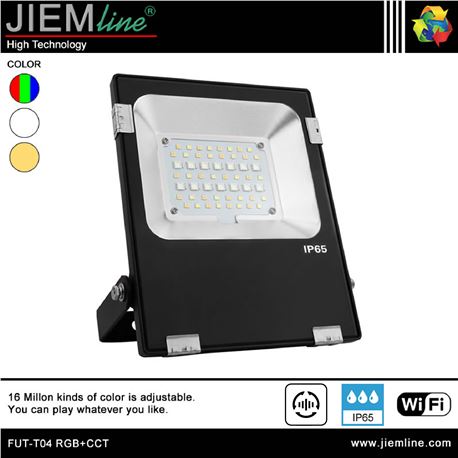 PROYECTOR SLIM LED RGB+CCT 20W WIFI 2,4 Ghz - FUT-T04 RGB+CCT-1