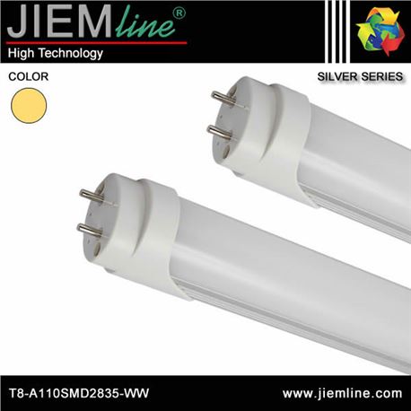 TUBO LED 120 T8 BLANCO CÁLIDO 18W - T8-A110SMD2835-WW