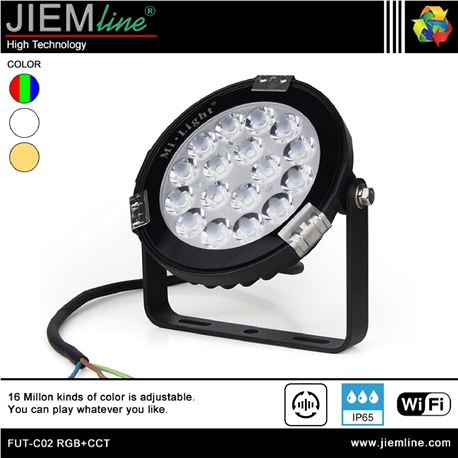 PROYECTOR SLIM LED RGB+CCT 9W WIFI 2,4 Ghz - FUT-C02 RGB+CCT-1