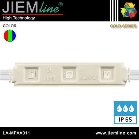 MÓDULO LED RECTANGULAR RGB 12VDC IP65 - LA-MFAA011