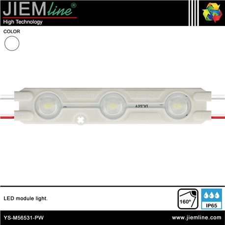 MÓDULO LED RECTANGULAR BLANCO PURO IP65 - YS-M56531-PW