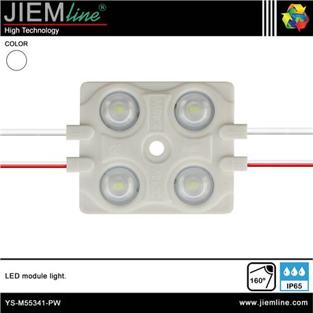 MÓDULO LED CUADRADO BLANCO PURO IP65 - YS-M55341-PW