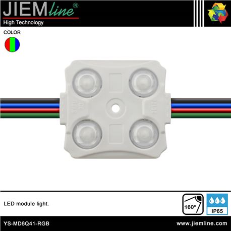 MÓDULO LED CUADRADO RGB IP65 - YS-MD6Q41-RGB