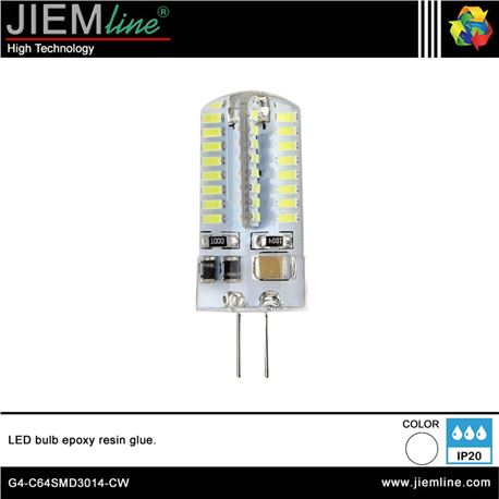 LÁMPARA LED G4 BLANCO FRÍO 3W - G4-C64SMD3014-CW