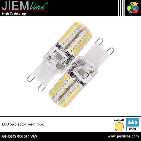 LÁMPARA LED G9 BLANCO CÁLIDO 3W - G9-C64SMD3014-WW