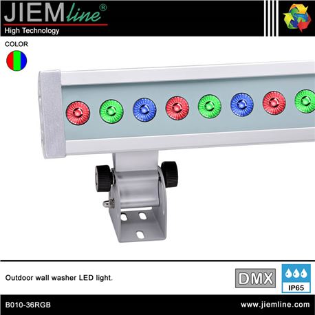 BAÑADOR DE PARED LED RGB - DMX 72W - B010-36RGB-1