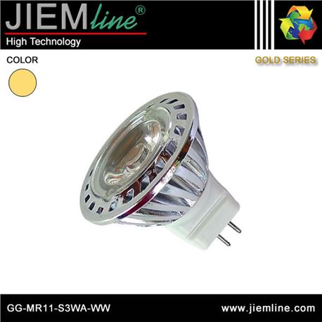 LÁMPARA LED MR11 BLANCO CÁLIDO 3W - GG-MR11-S3WA-WW