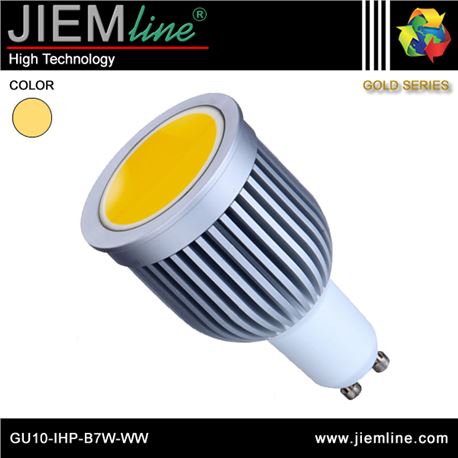 LÁMPARA LED GU10 BLANCO CÁLIDO 7W - GU10-IHP-B7W-WW