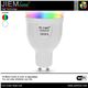 LÁMPARA LED GU10 RGB+CW 5W WIFI 2,4 Ghz - FUT-018C RGB+CW