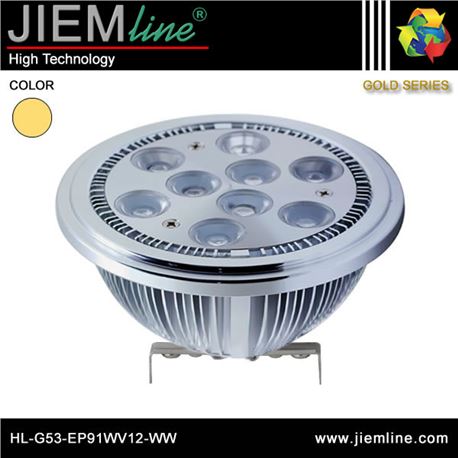 LÁMPARA LED AR111 G53 BLANCO CÁLIDO 9W - HL-G53-EP91WV12-WW