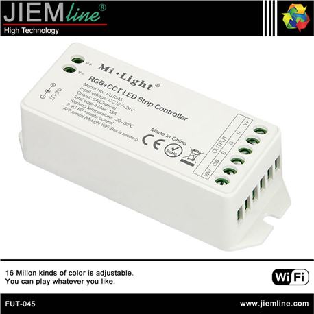 CONTROLADOR TIRA LED RGB+CCT WIFI 2,4 Ghz - FUT-045-1