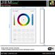 PANEL REMOTO RGB+CCT WIFI 2,4 Ghz - B8-2