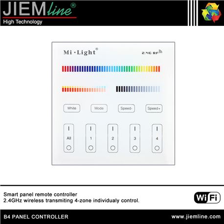 PANEL REMOTO RGB+CCT WIFI 2,4 Ghz - B4-1