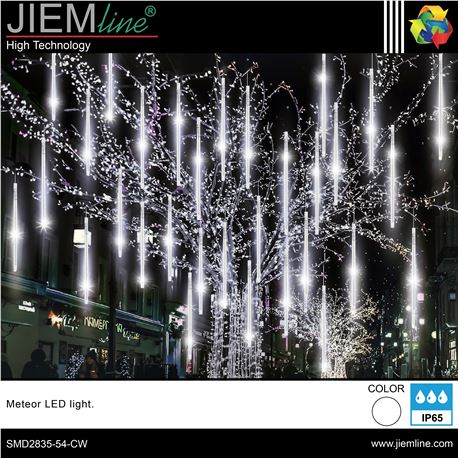 METEORITO LED BLANCO FRÍO 50 cm - SMD2835-54-CW