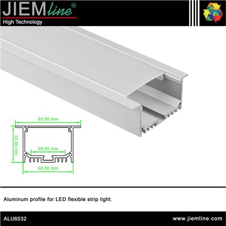 PERFIL ALUMINIO TECHO 2,5 m - ALU6532
