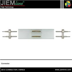 CONECTOR LINEAL TIRA LED (IP68) 2 HILOS - D610 CONNECTOR 2 WIRES