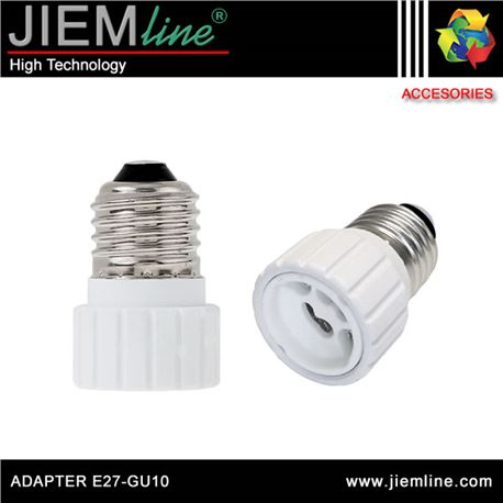 ADAPTADOR E27 - GU10 - ADAPTER E27-GU10