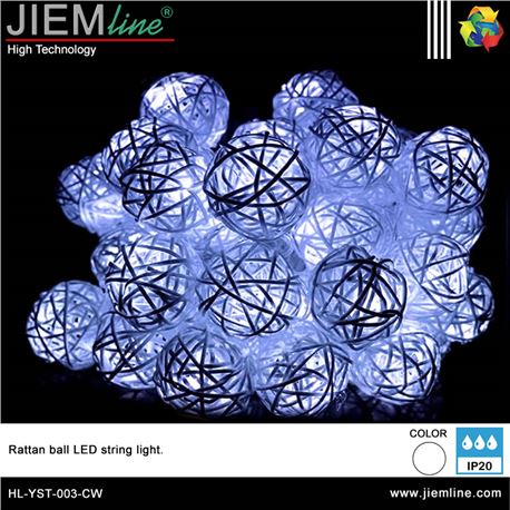 GUIRNALDA LED BLANCO FRIO 4m / 40 Leds - HL-YST-003-CW