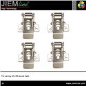 KIT DE EMPOTRAR PANEL LED (4 UND)
