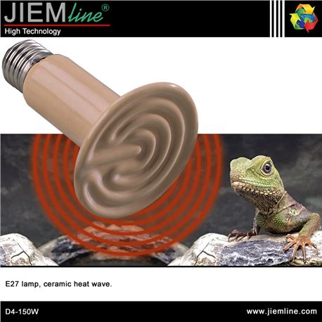 LÁMPARA DE CALOR CERÁMICA E27 150W - D4-150W