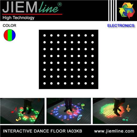 SUELO LED RGB INTERACTIVO 50x50x6,40 cm - IA03KB