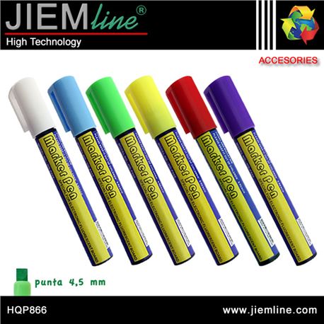 SET 6 ROTULADORES PUNTA 4,5 mm - HQP866