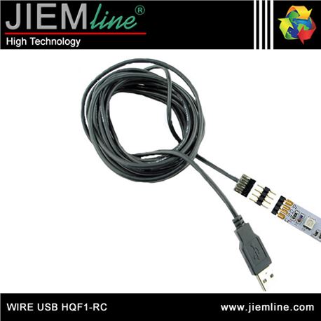 CABLE USB TIRA LED FLEXIBLE RGB MAGIC - WIRE USB (HQF1-RC)