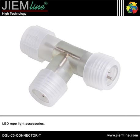 CONECTOR T MANGUERA LED 3 HILOS - DGL-C3-CONNECTOR-T