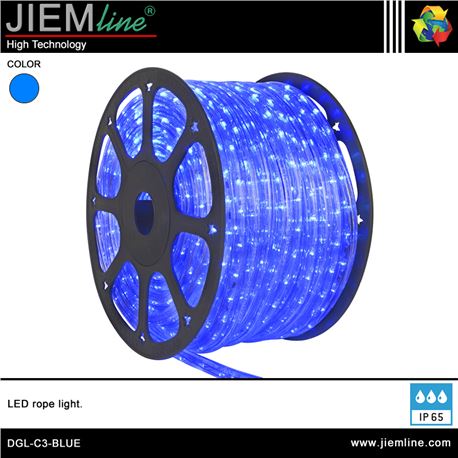 MANGUERA LED AZUL 3 HILOS 100m - DGL-C3-BLUE