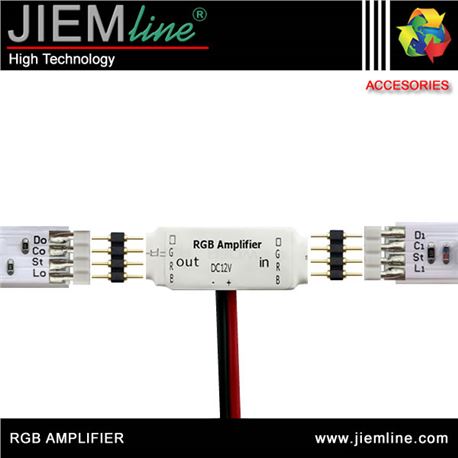 AMPLIFICADOR SEÑAL TIRA LED RGB - RGB AMPLIFIER