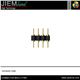 CONECTOR MALE 4 PIN TIRA LED FLEXIBLE - CONNECTOR MALE