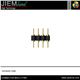 CONECTOR MALE 4 PIN TIRA LED FLEXIBLE