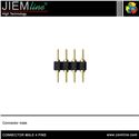 CONECTOR MALE 4 PIN TIRA LED FLEXIBLE