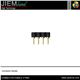 CONECTOR FEMALE 4 PIN TIRA LED FLEXIBLE - CONNECTOR FEMALE