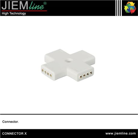 CONECTOR FEMALE X TIRA LED FLEXIBLE - CONNECTOR X