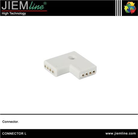 CONECTOR FEMALE L TIRA LED FLEXIBLE - CONNECTOR L