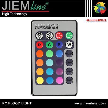 CONTROL REMOTO IrDA PROYECTOR LED RGB - RC