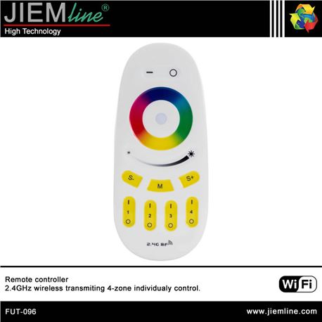 CONTROL REMOTO RGB+W WIFI 2,4 Ghz - FUT-096